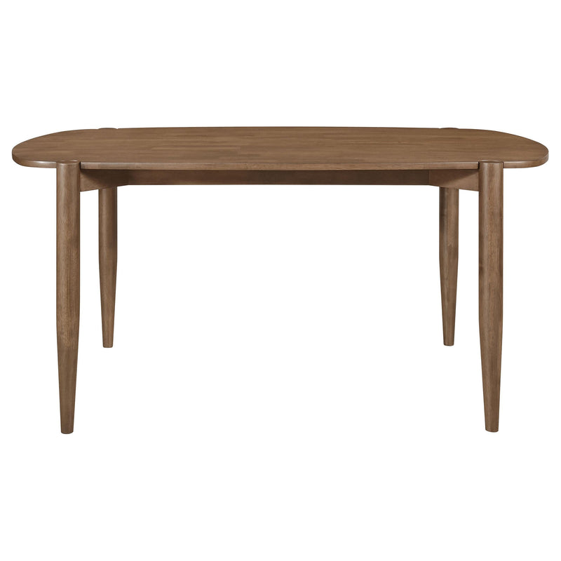 Dortch Oval 63-inch Solid Wood Dining Table Walnut - 108461