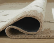 Dot Cream/Brown/Taupe 5' x 7' Area Rug - R407652