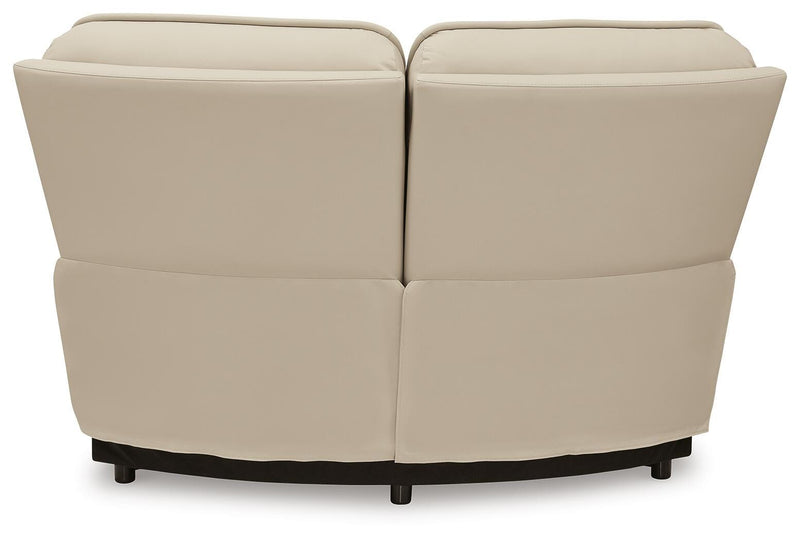 Double Deal Almond 4-Piece Reclining Sectional - U13001S6