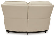 Double Deal Almond 6-Piece Reclining Sectional - U13001S7