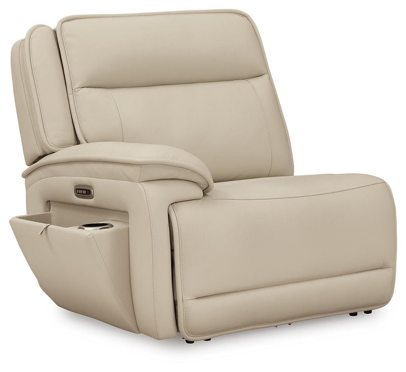 Double Deal Almond 6-Piece Reclining Sectional - U13001S7