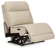Double Deal Almond Power Armless Recliner - U1300131