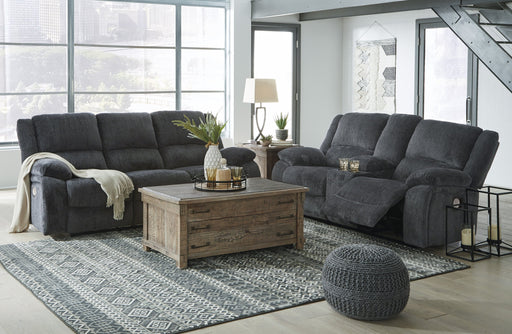 Draycoll Slate Power Reclining Living Room Set - DMV FurnitureLiving Room Set