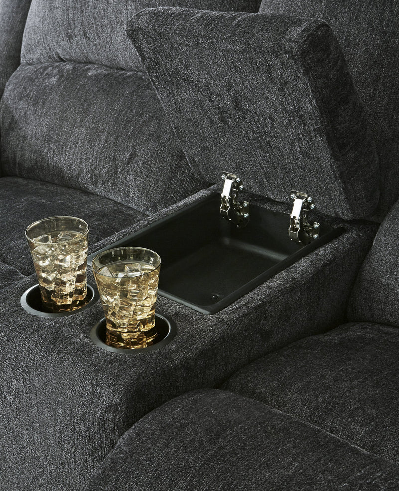 Draycoll Slate Power Reclining Living Room Set - DMV FurnitureLiving Room Set