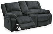 Draycoll Slate Reclining Loveseat and 2 Recliners - 76504U10