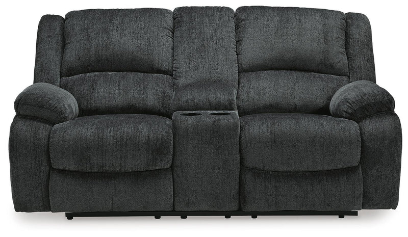 Draycoll Slate Reclining Loveseat and 2 Recliners - 76504U10