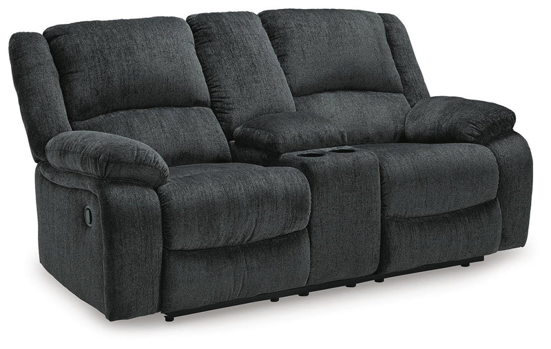 Draycoll Slate Reclining Loveseat and 2 Recliners - 76504U10
