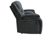 Draycoll Slate Reclining Loveseat with Console - DMV FurnitureLoveseat