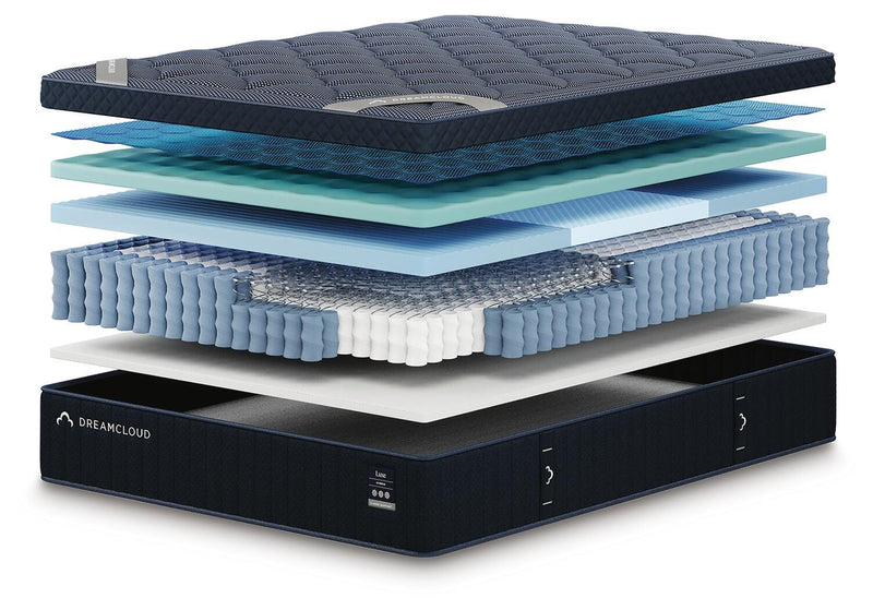 DreamCloud Luxe Hybrid White Full Mattress - M13721
