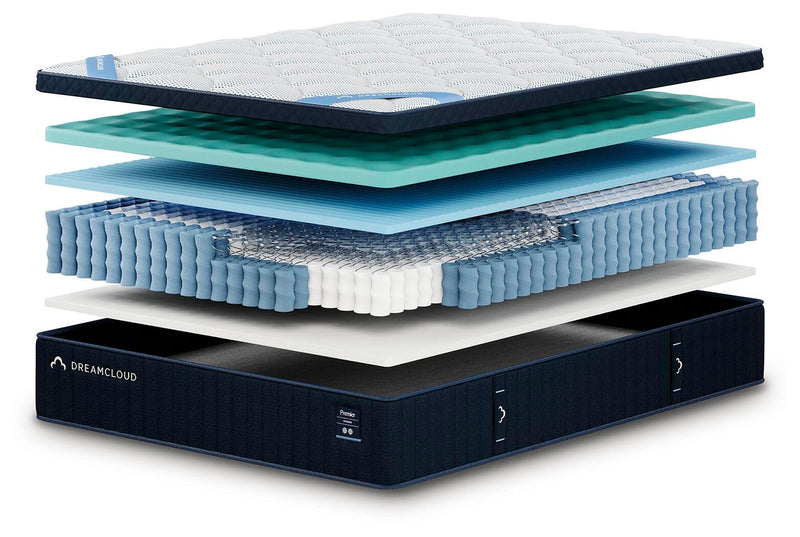 DreamCloud Premier Hybrid White King Mattress - M13641