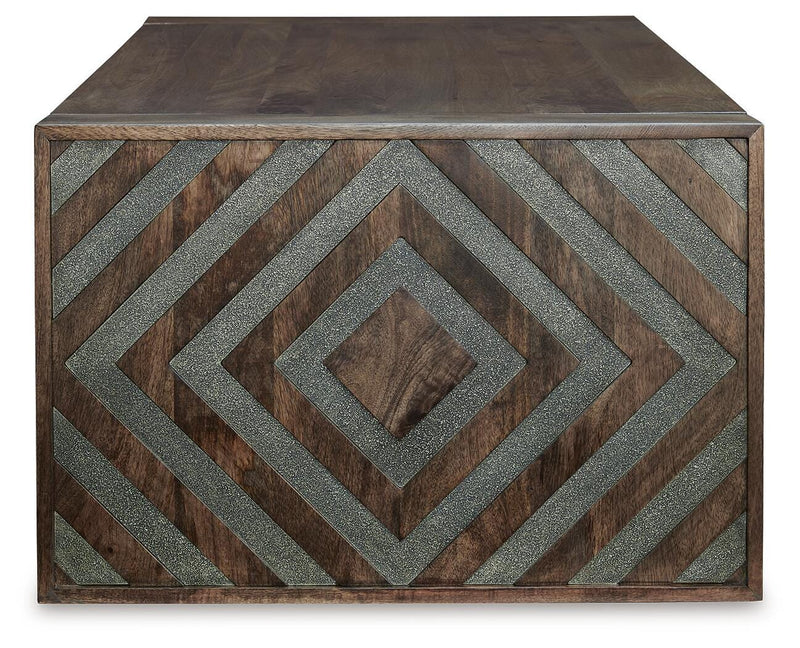 Dreggan Coffee Table with 1 End Table in Brown - PKG020845