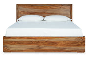 Dressonni Brown Queen Panel Bed - DMV FurnitureQueen Bed