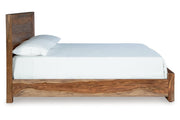 Dressonni Brown Queen Panel Bed - DMV FurnitureQueen Bed