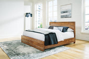 Dressonni Brown Queen Panel Bed - DMV FurnitureQueen Bed
