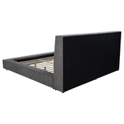 Dreux Upholstered California King Panel Platform Bed Grey - 315948GRYKW