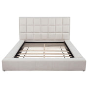 Dreux Upholstered Eastern King Panel Platform Bed Cream - 315948CRMKE