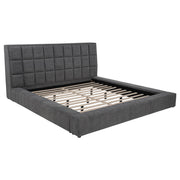 Dreux Upholstered Eastern King Panel Platform Bed Grey - 315948GRYKE