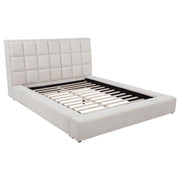 Dreux Upholstered Queen Panel Platform Bed Cream - 315948CRMQ