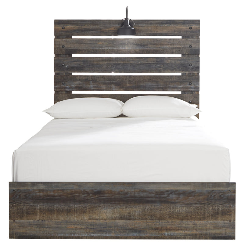 Drystan Brown Full Panel Bed - DMV FurnitureFull Bed