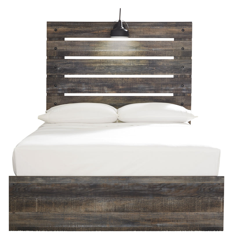 Drystan Brown Full Side Storage Platform Bed - DMV FurnitureFull Bed