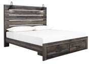 Drystan Brown King Footboard Storage Bed - DMV FurnitureKing Bed