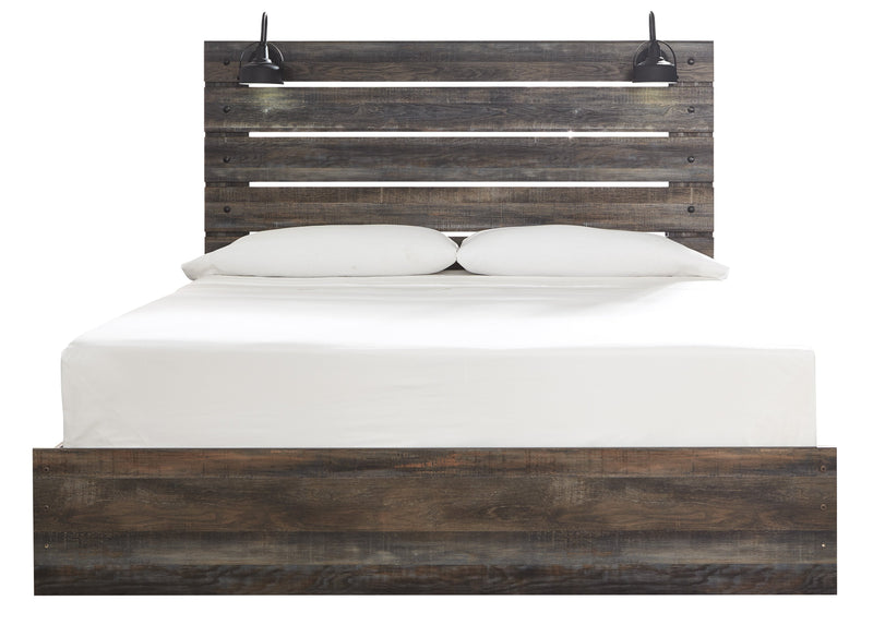 Drystan Brown King Panel Bed - DMV FurnitureKing Bed