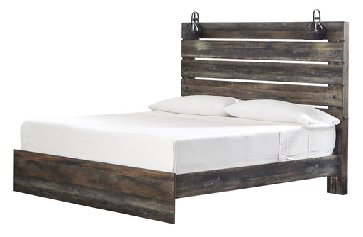 Drystan Brown King Panel Bed - DMV FurnitureKing Bed