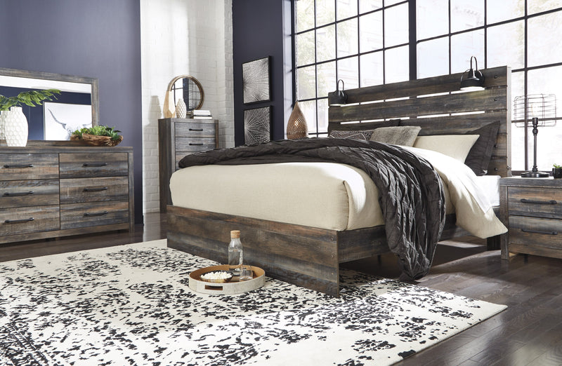 Drystan Brown King Panel Bed - DMV FurnitureKing Bed