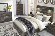Drystan Brown Queen Footboard Storage Bed - DMV FurnitureQueen Bed