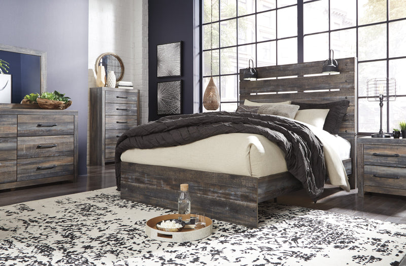Drystan Brown Queen Panel Bed - DMV FurnitureQueen Bed