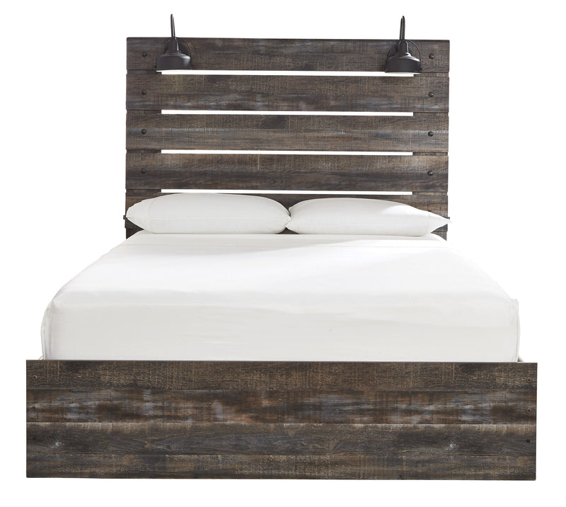 Drystan Brown Queen Panel Bed - DMV FurnitureQueen Bed