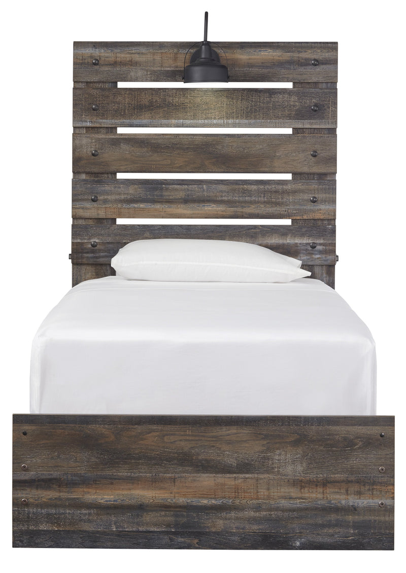Drystan Brown Twin Panel Bed - DMV FurnitureTwin Bed
