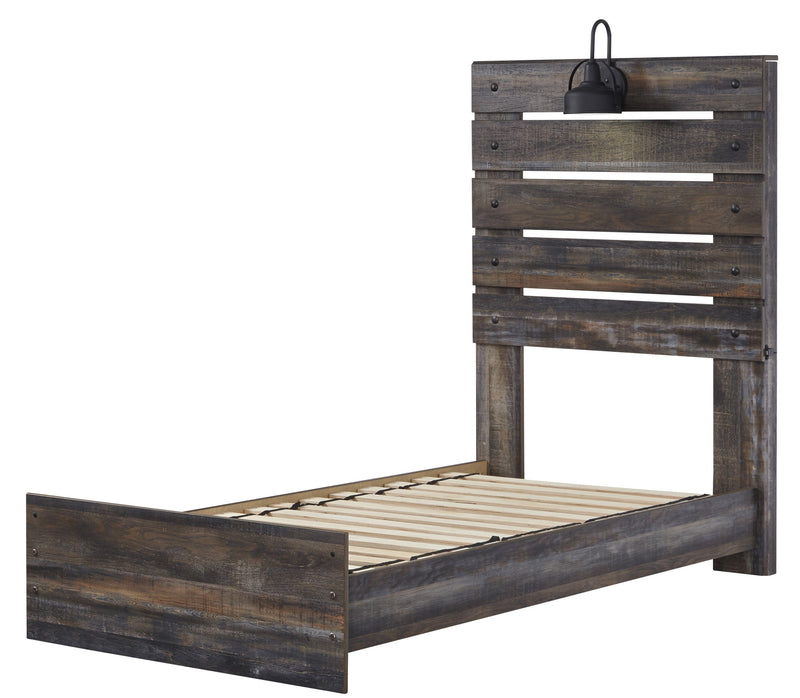 Drystan Brown Twin Panel Bed - DMV FurnitureTwin Bed