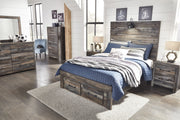 Drystan Brown Youth Footboard Storage Bedroom Set - DMV Furniture