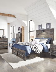 Drystan Brown Youth Footboard Storage Bedroom Set - DMV Furniture