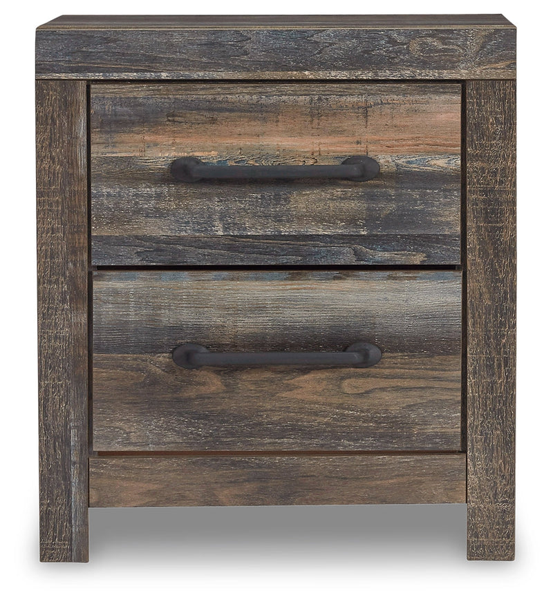 Drystan Full Bookcase Bed with 4 Storage Drawers with Mirrored Dresser and 2 Nightstands in Multi from Ashley - DMV Furniture