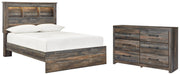 Drystan Full Bookcase Bed with Dresser in Multi from Ashley - DMV Furniture