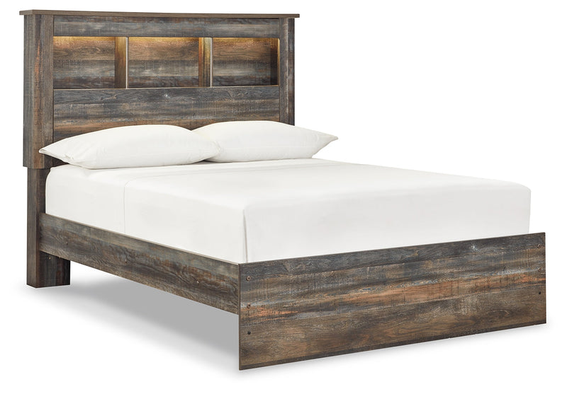 Drystan Full Bookcase Bed with Dresser in Multi from Ashley - DMV Furniture
