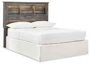 Drystan Full Bookcase Headboard Bed with Mirrored Dresser, Chest and Nightstand in Multi from Ashley - DMV Furniture