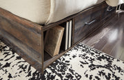 Drystan Full Panel Bed with 4 Storage Drawers with Mirrored Dresser in Multi from Ashley - DMV Furniture