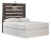 Drystan Full Panel Headboard Bed with Mirrored Dresser, Chest and Nightstand in Multi from Ashley - DMV Furniture