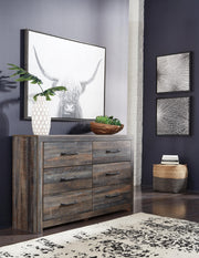 Drystan King Bookcase Storage Bed, Dresser and Chest - B211B116
