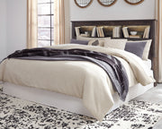 Drystan King/California King Bookcase Headboard Bed with Dresser in Multi from Ashley - DMV Furniture