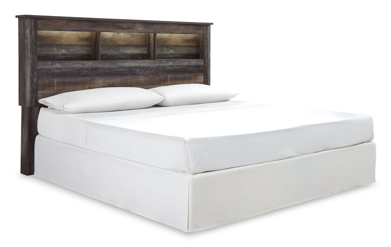 Drystan King/California King Bookcase Headboard Bed with Dresser in Multi from Ashley - DMV Furniture