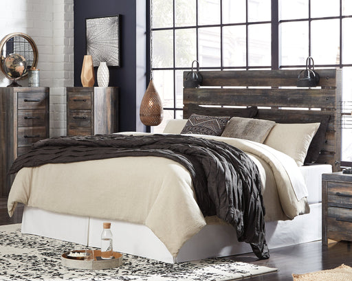 Drystan King Panel Headboard Bed with Mirrored Dresser and 2 Nightstands in Multi - DMV FurnitureBedroom Set