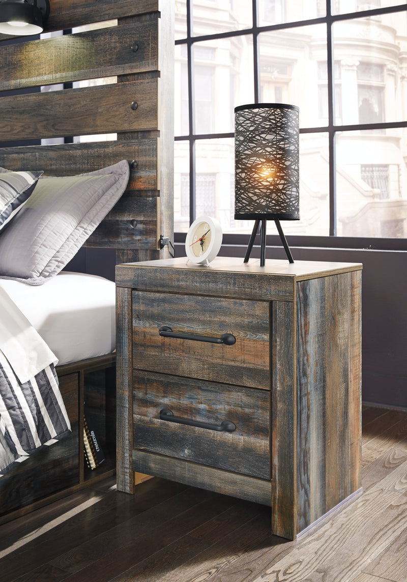 Drystan King Panel Headboard Bed with Mirrored Dresser and 2 Nightstands in Multi - DMV FurnitureBedroom Set