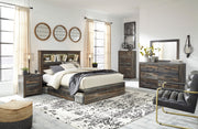 Drystan Multi Bookcase Side Storage Platform Bedroom Set - DMV FurnitureBedroom Set