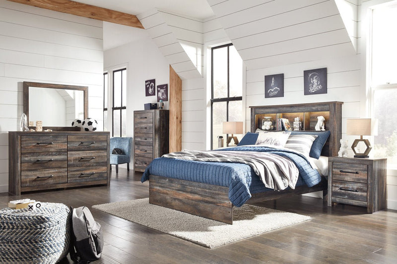 Drystan Multi Full Bookcase Bed - DMV FurnitureFull Bed