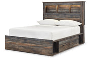 Drystan Multi Full Bookcase Bed with 2 Storage Drawers - DMV FurnitureFull Bed