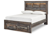 Drystan Multi Full Bookcase Bed with 2 Storage Drawers - DMV FurnitureFull Bed